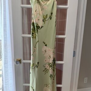 OPT Floral Green Maxi Dress-NWT